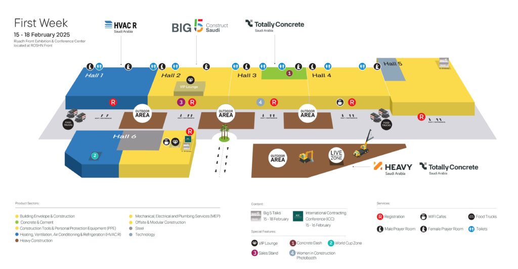 Join 75,500+ industry peers at Big 5 Construct Saudi in Riyadh